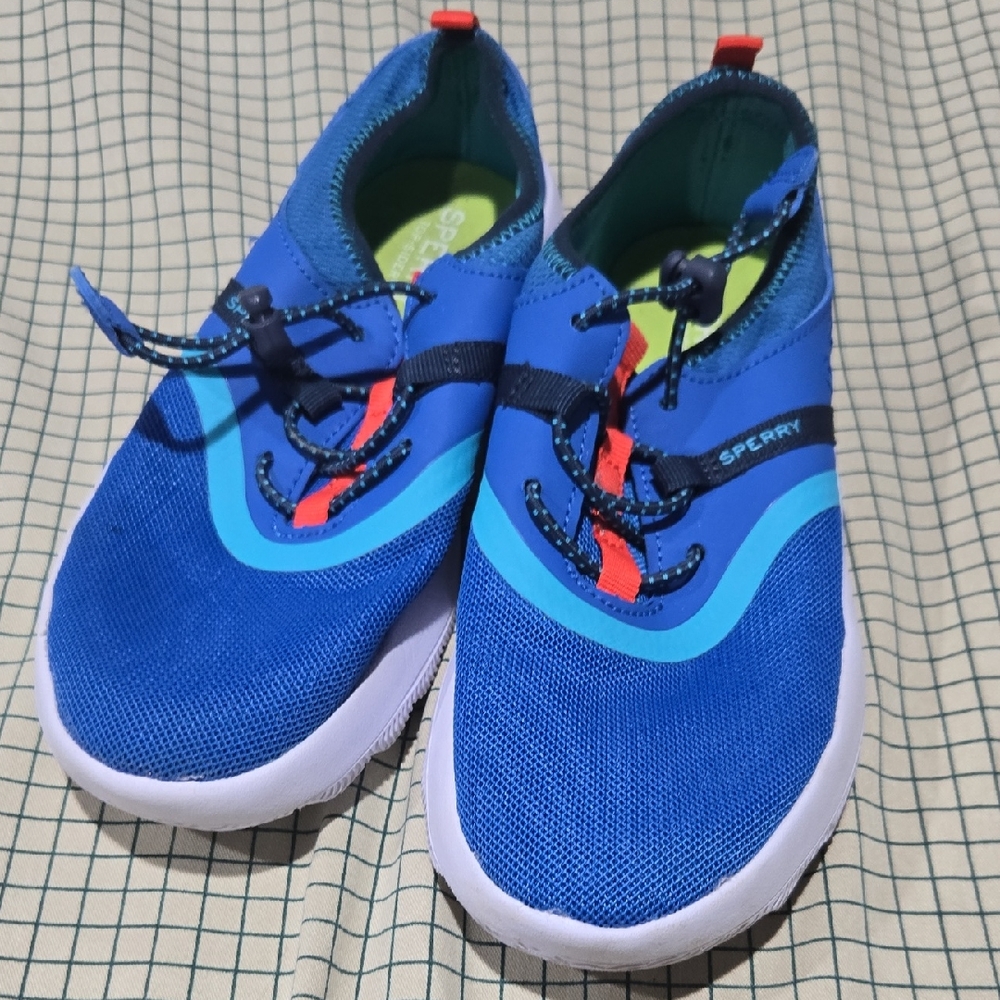 Sperry Blue and Red Watershoes SIZE 2